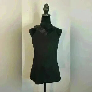 Lauren Ralph Lauren Beaded Detail Camisole - Size Medium